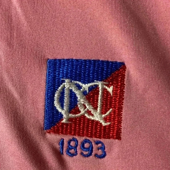 PETER MILLAR SUMMER COMFORT MENS SIZE XL PINK OMBRE COLOR POLO SHIRT EUC… - Picture 3 of 10